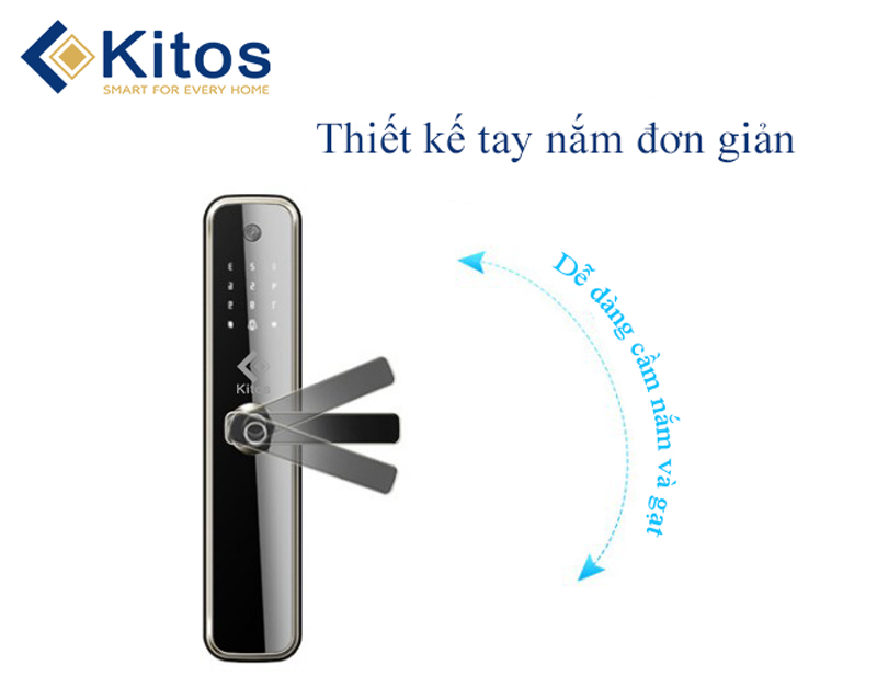 Khóa cửa thông minh camera Kitos KT-X3