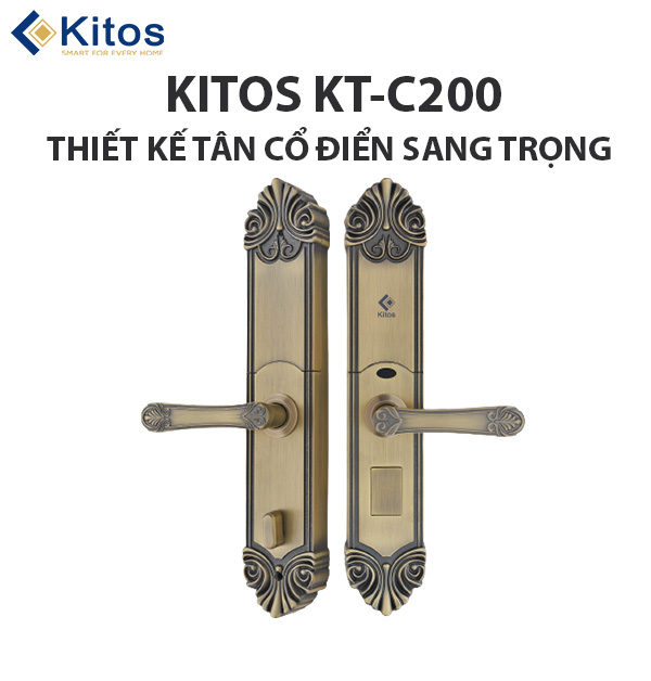 Khóa điện tử tân cổ điển Kitos KT-C200