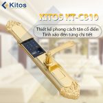 Khóa cửa điện tử tân cổ điển Kitos KT-C810 Golden